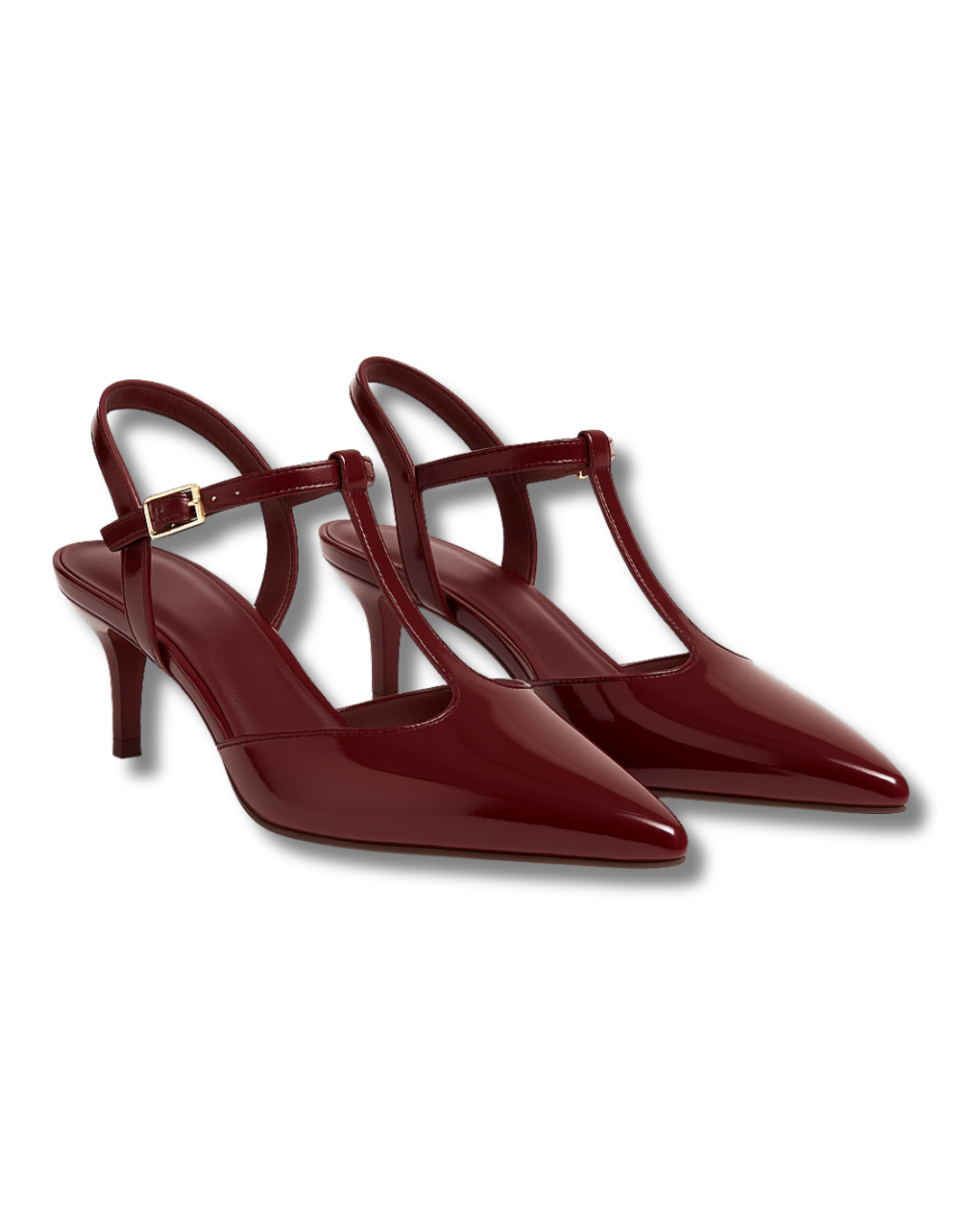 Peak – Escarpins vernis bordeaux