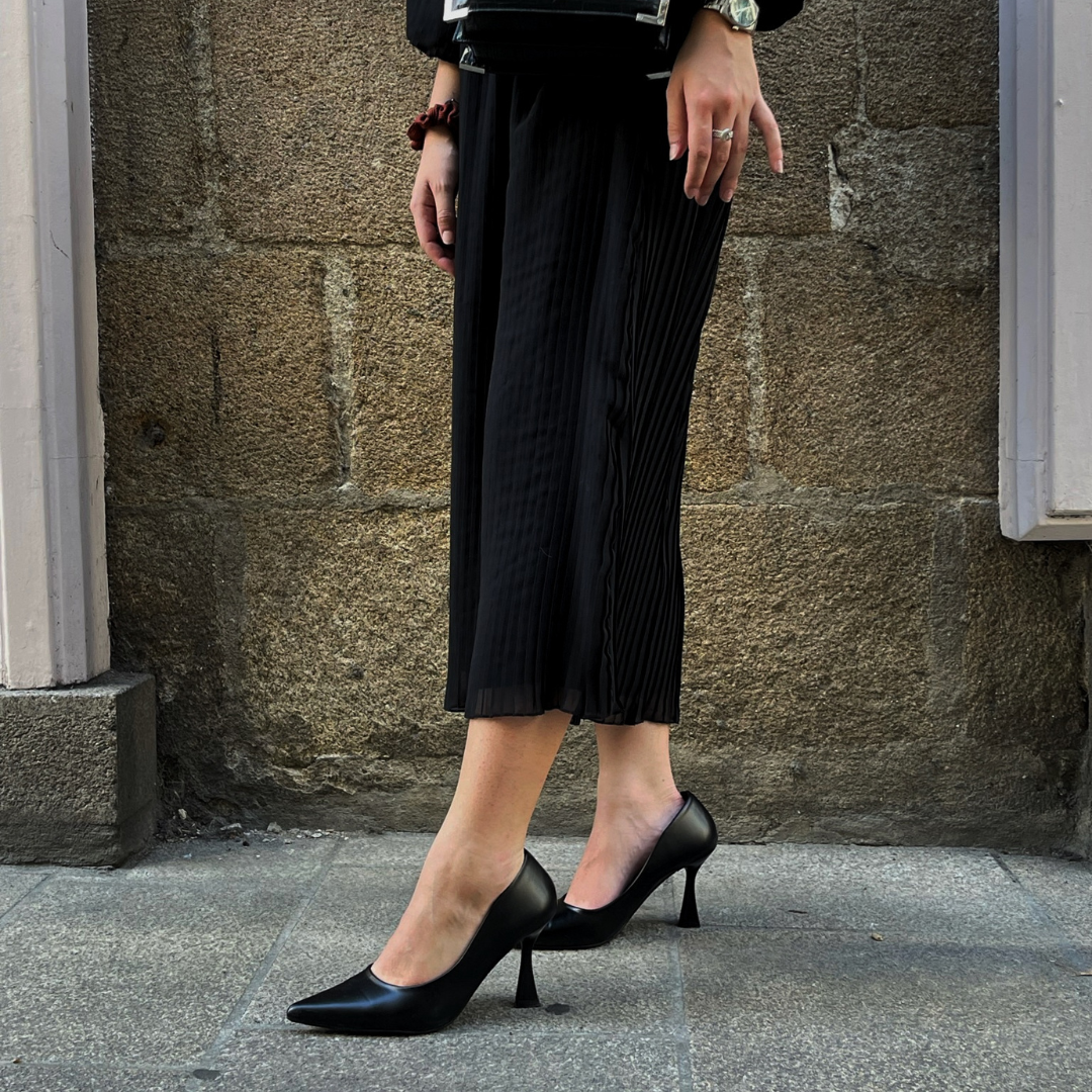 Escarpins noirs élégants et confortables 