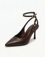 Edge – Escarpins bruns à brides